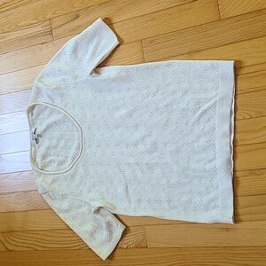 Madewell pointelle sweater s